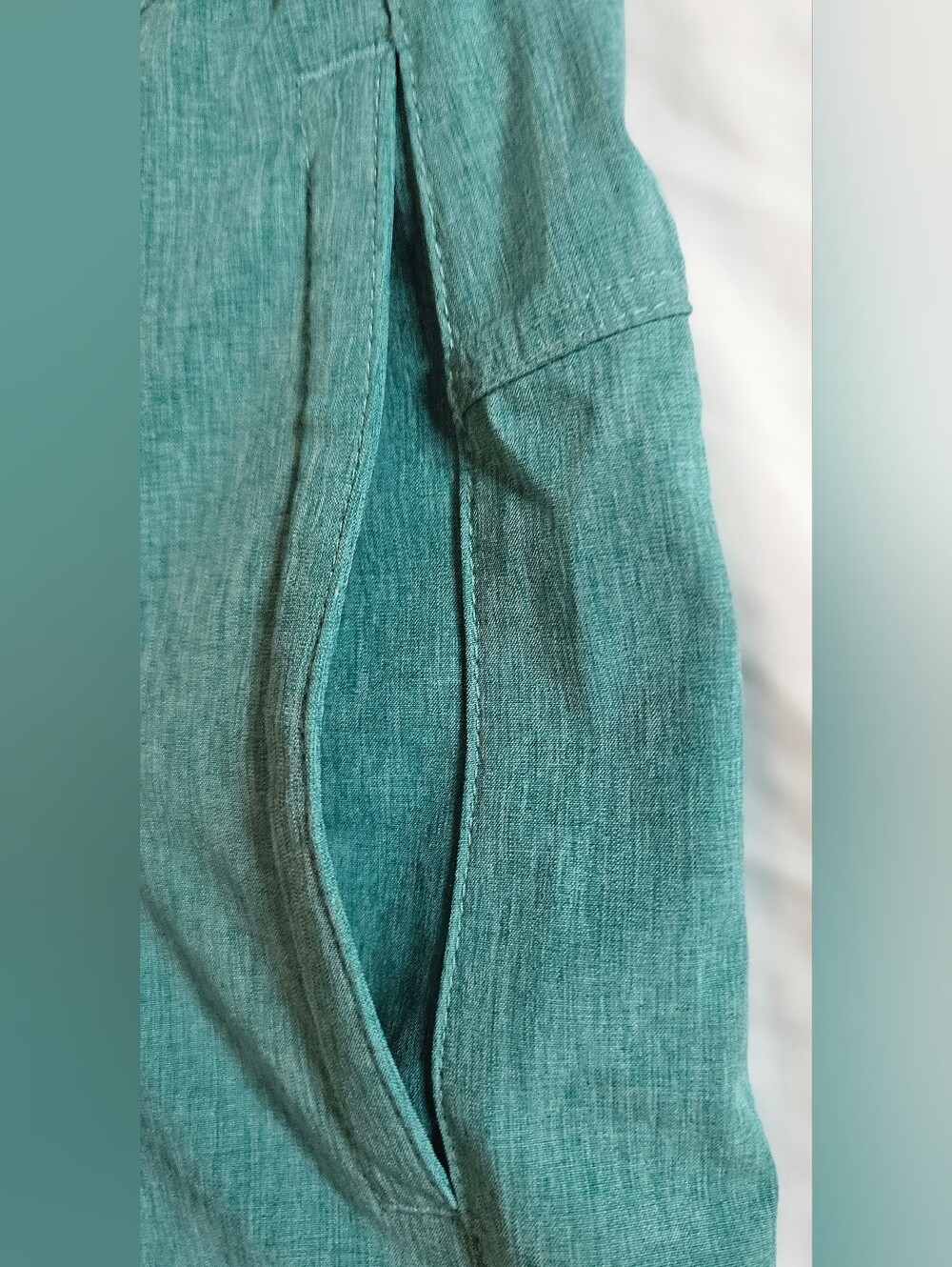 Eddie Bauer Womens Teal Green Elastic Waist Athletic Pull On Shorts Size Medium - Picture 7 of 16